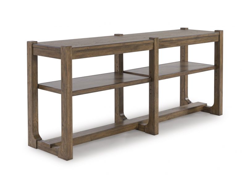 Wood Console Table with 2 Adjustable Shelves - Kariah